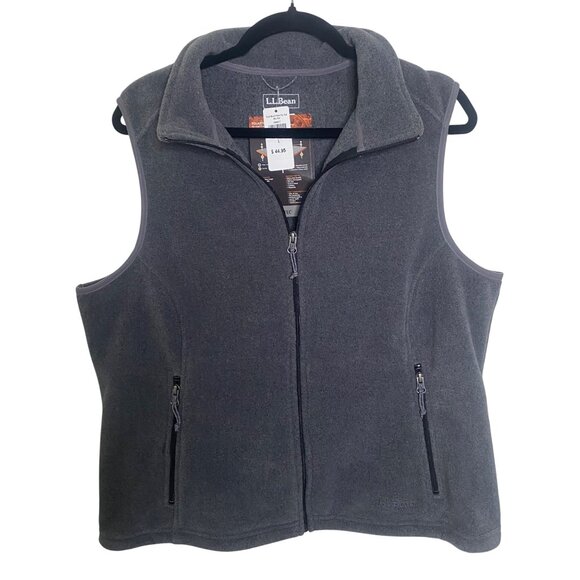 L.L. Bean Polartec 200 Fleece Vest‎ Womens L Petite Recreational Gear - Picture 1 of 10